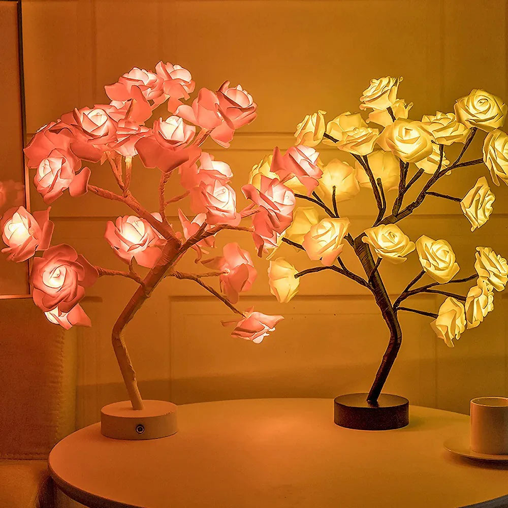 Lampe arbre à fleur